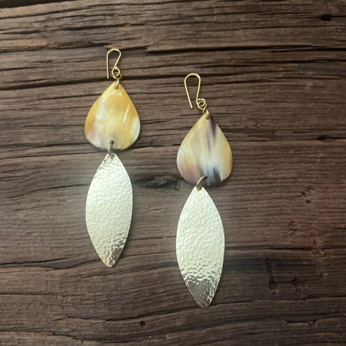 Oval Drop Earrings