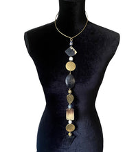 Load image into Gallery viewer, Long Horn Brass Pendant