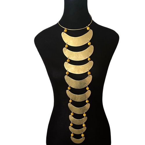 Brass Beauty Tier Neckpiece