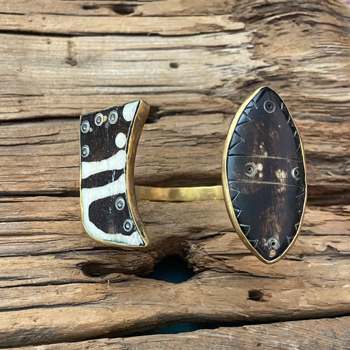 Black & White Tribal Cuff