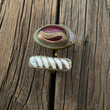 Load image into Gallery viewer, Mixed Metal Batik Cuff