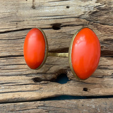 Load image into Gallery viewer, Double Orange Resin Cuff