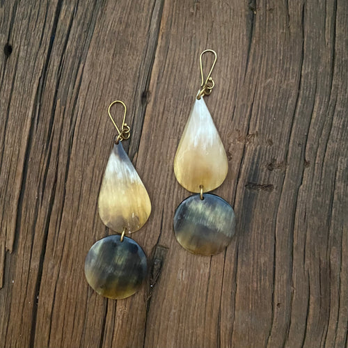 Horn Drop Earrings