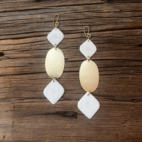 Triple Drop Earrings