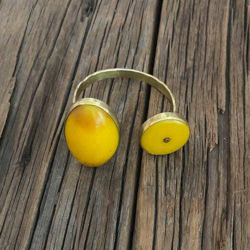 Amber Resin Cuff