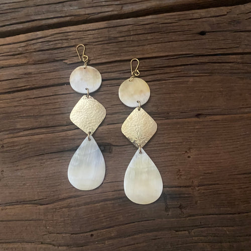 Light Horn Drop Earrings