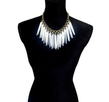 Load image into Gallery viewer, Grey  Spike Choker