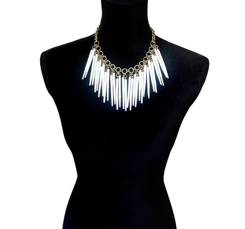 Grey  Spike Choker