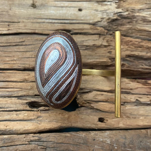 Mixed Metal Round Cuff