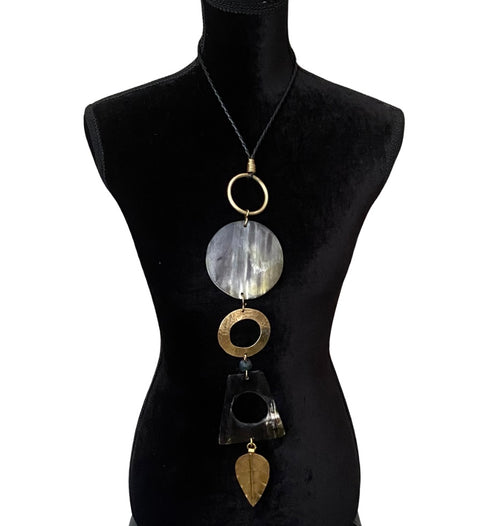 Multi Shape Leaf Pendant