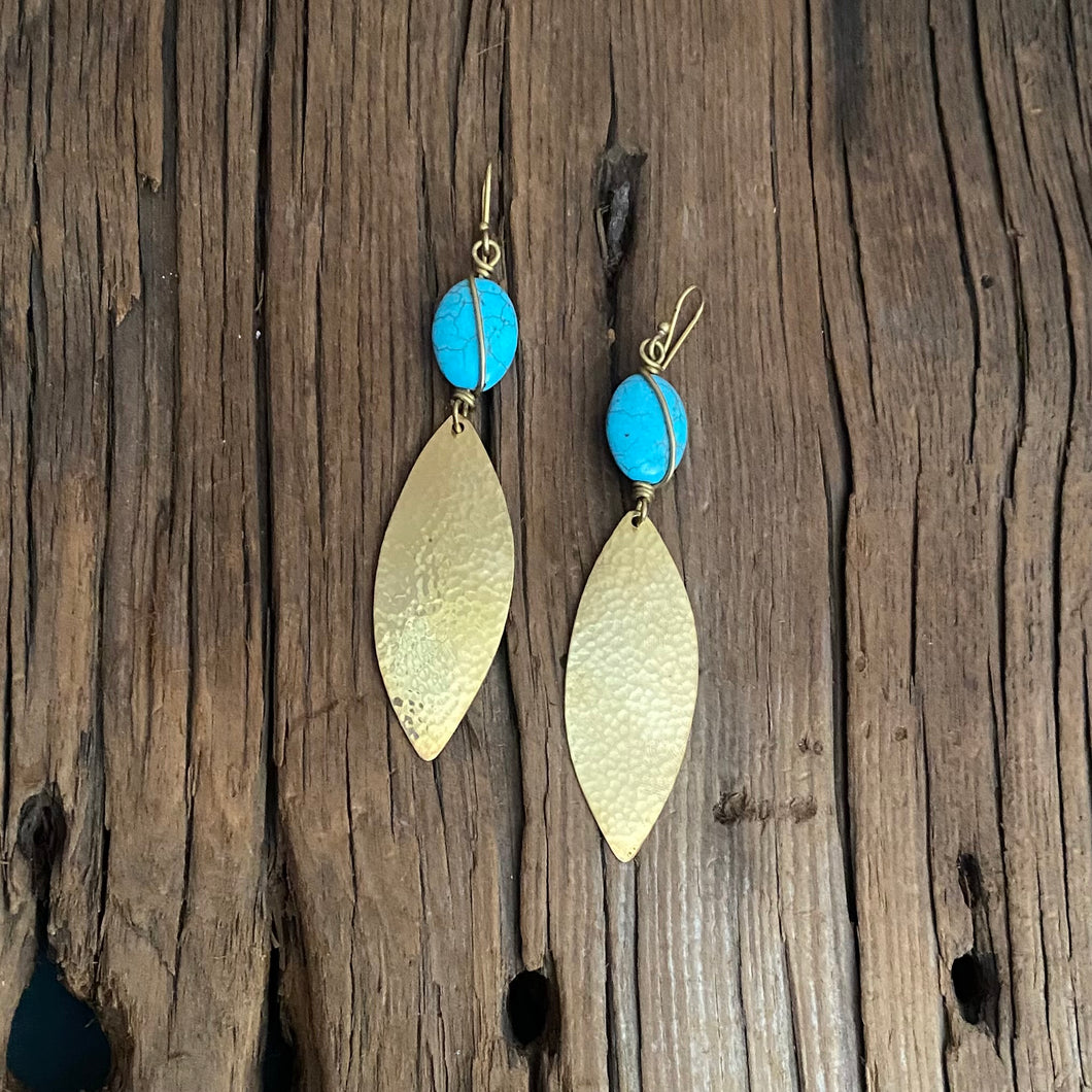 Oval Bead Earrings