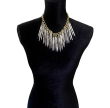 Load image into Gallery viewer, Grey  Spike Choker