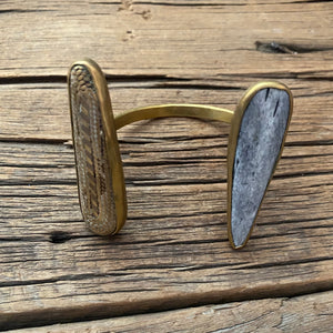 Batik & Grey Cuff