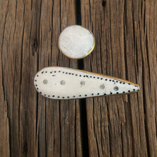 Load image into Gallery viewer, Carved Off White Cuff