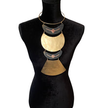 Load image into Gallery viewer, Brass Shield Pendant