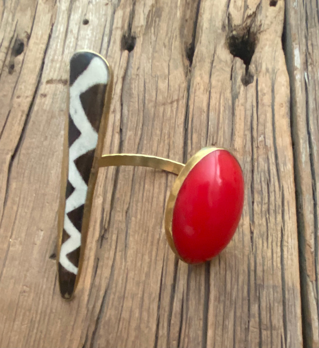 Batik Zig Zag Spear Cuff