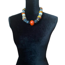 Load image into Gallery viewer, Chunky African Amber Batik Necklace