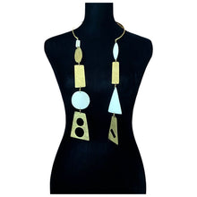 Load image into Gallery viewer, Double Trouble Abstract Shape Necklace II