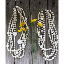 Load image into Gallery viewer, White Multi Strands Necklace