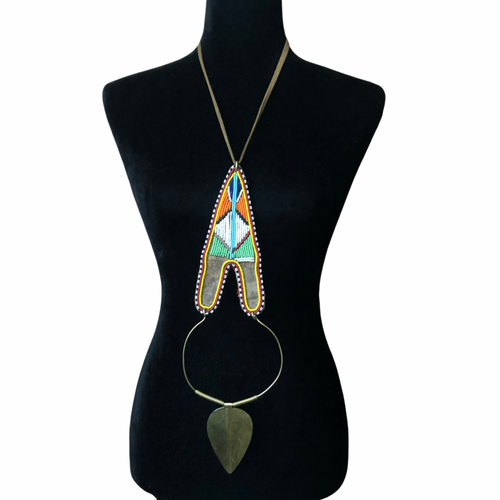 Long Beaded Pendant