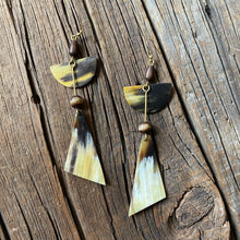 Load image into Gallery viewer, Horn Drop Earrings