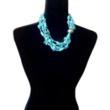 Load image into Gallery viewer, Five Strand Turquoise Necklace