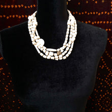 Load image into Gallery viewer, White Multi Strands Necklace