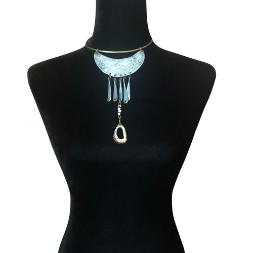 Silver Choker Pendant