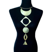 Load image into Gallery viewer, Abstract Brass Choker