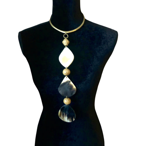 Polished Horn Choker Pendant