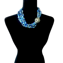 Load image into Gallery viewer, Bedazzling Blue Necklace