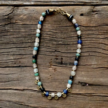 Load image into Gallery viewer, Mixed Glass Bead Necklace