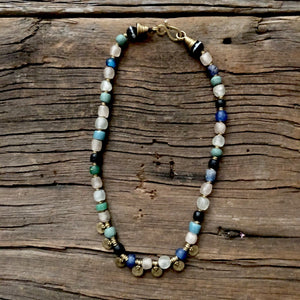 Mixed Glass Bead Necklace